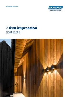 Schlage First Impressions Brochure